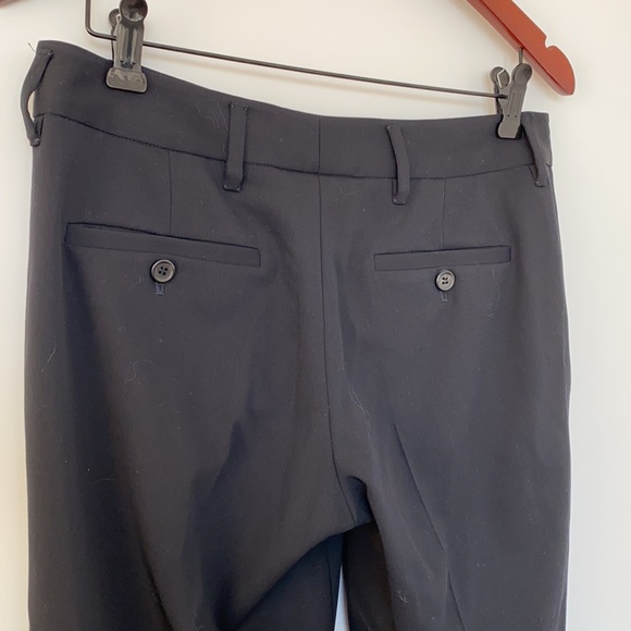 Prada Dark Navy Blue Women Virgin Wool Trouser (Size 40) - Picture 3 of 8